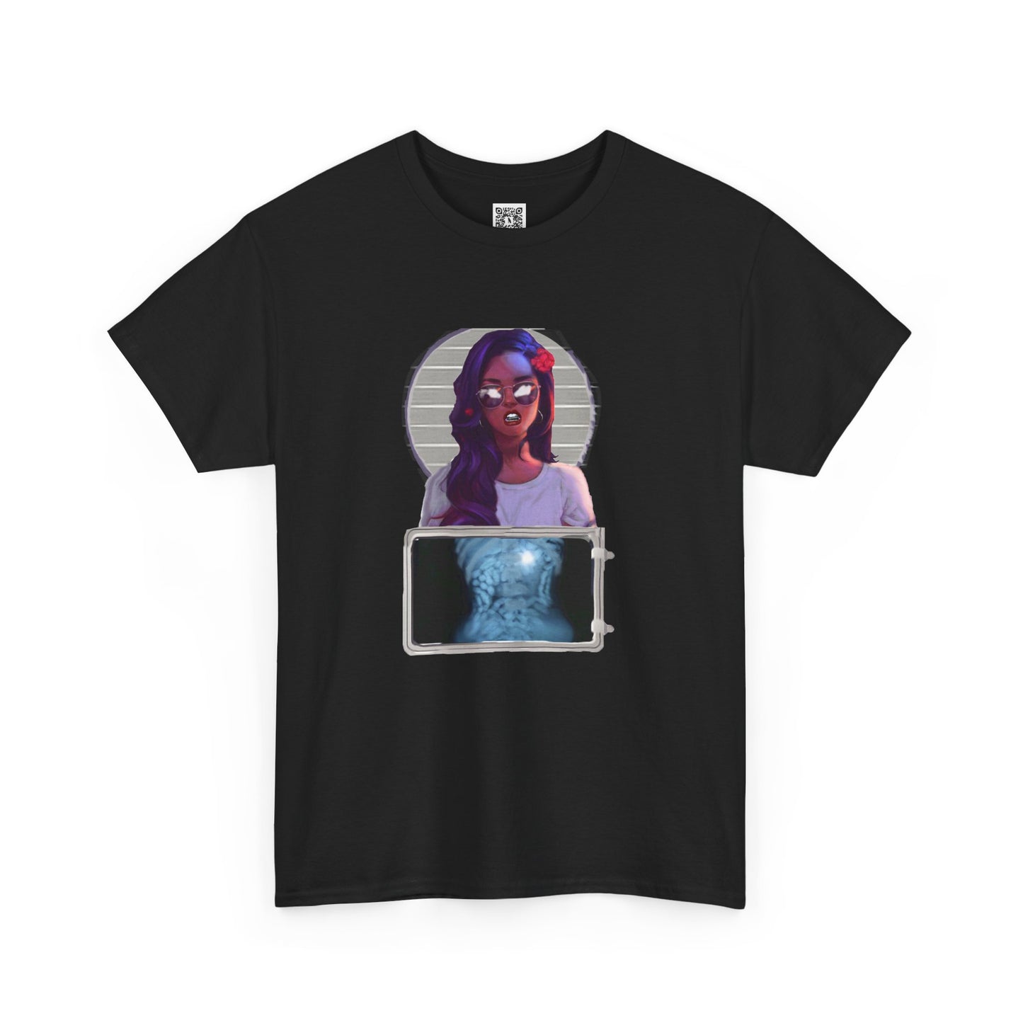 Retro Tee - 'Baddies n Balloons' Vintage Graphic Unisex Heavy Cotton Shirt